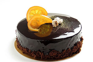 Glazed Chocolate Cake